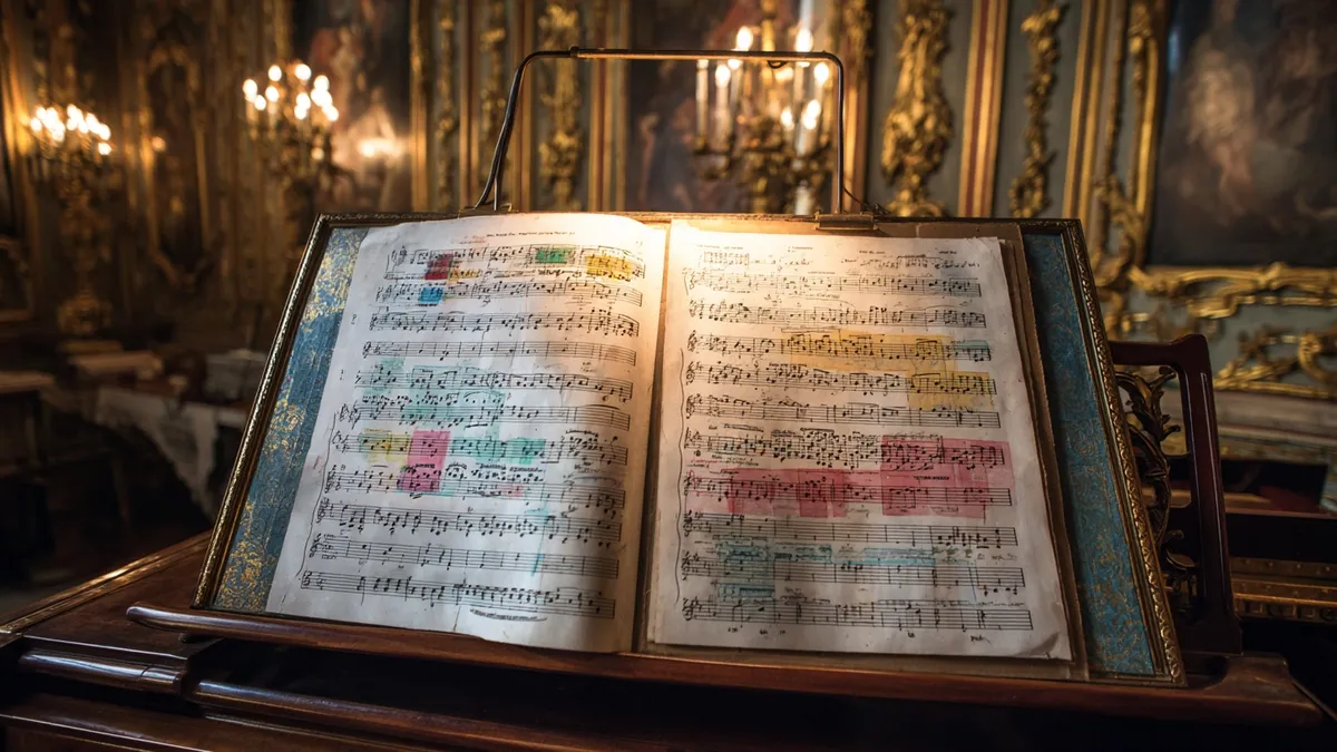 Exemples concrets sur des partitions chorales célèbres