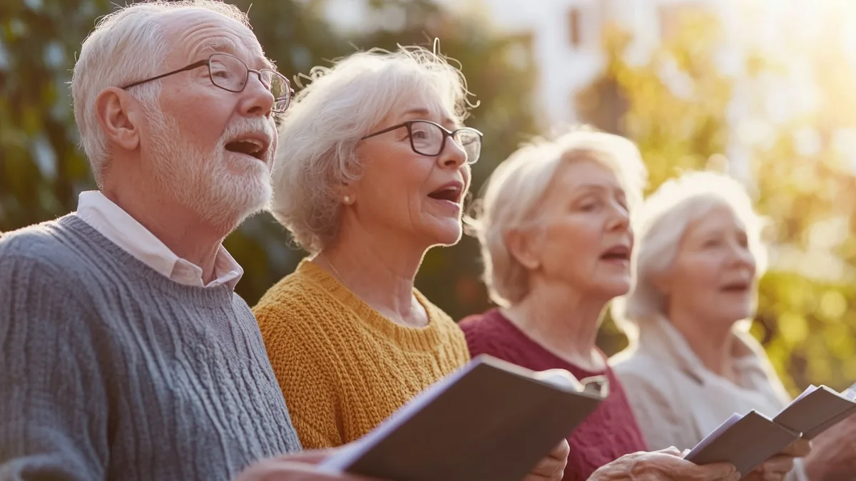 Chant choral et seniors : une activité idéale après 60 ans